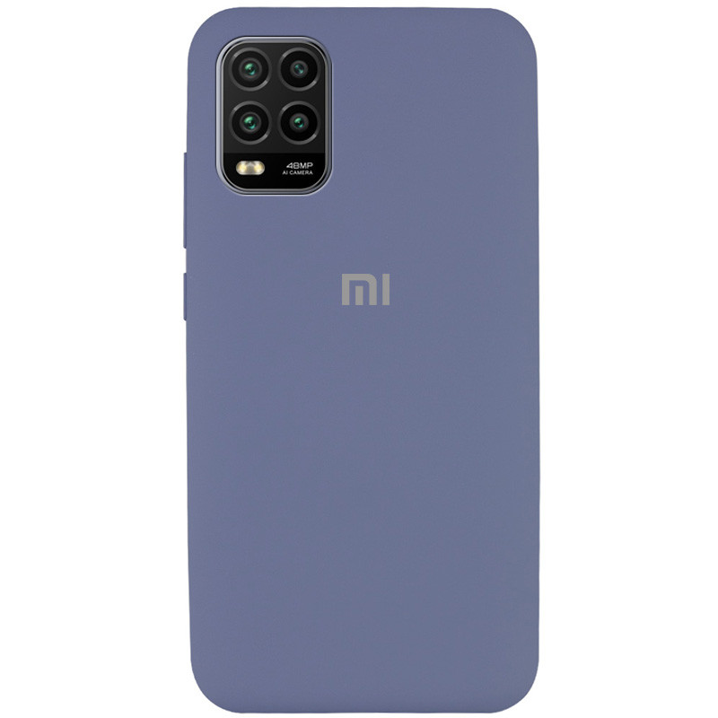 

Чехол Silicone Cover Full Protective (AA) для Xiaomi Mi 10 Lite, Серый / lavender gray