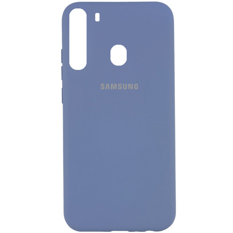 

Чехол Silicone Cover Full Protective (A) для Samsung Galaxy A21, Серый / lavender