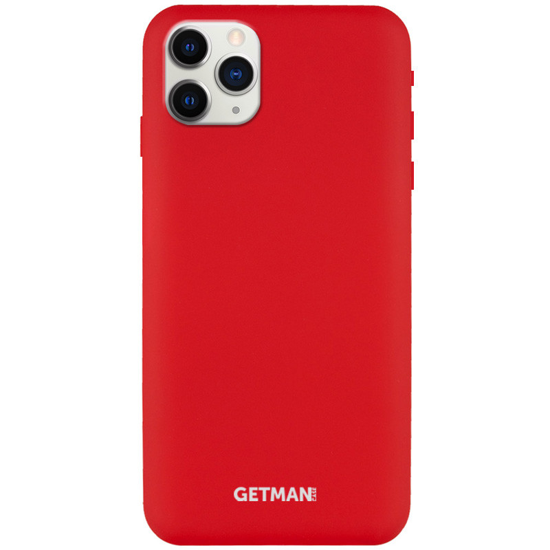 

Чехол Silicone Case GETMAN for Magnet для Apple iPhone 11 Pro Max (6.5, Красный / red