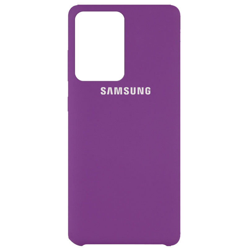 

Чехол Silicone Cover (AAA) для Samsung Galaxy S20 Ultra, Фиолетовый / grape