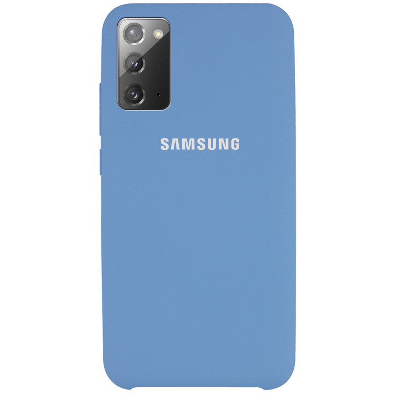 

Чехол Silicone Cover (AAA) для Samsung Galaxy Note 20, Синий / denim blue