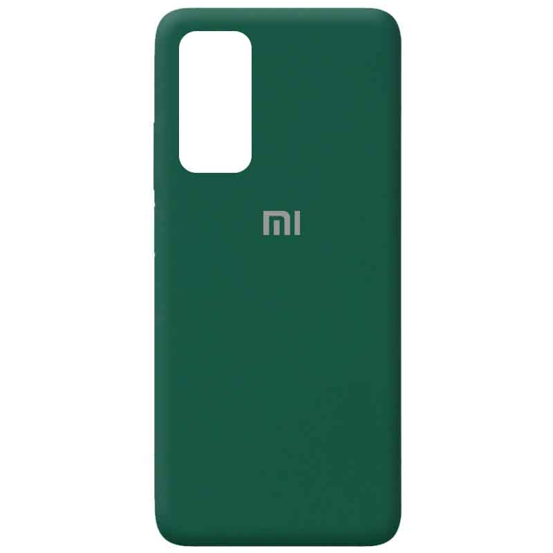 

Чехол Silicone Cover Full Protective (AA) для Xiaomi Mi 10T / Mi 10T Pro, Зеленый / pine needle