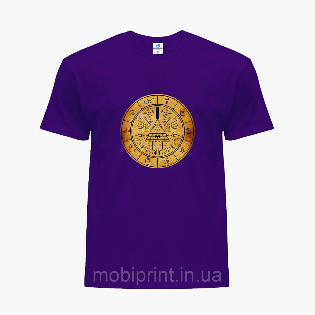

Детская футболка для мальчиков Билл Шифр Гравити Фолз (Bill Cipher Gravity Falls) (25186-2627-PU) Фиолетовый 134