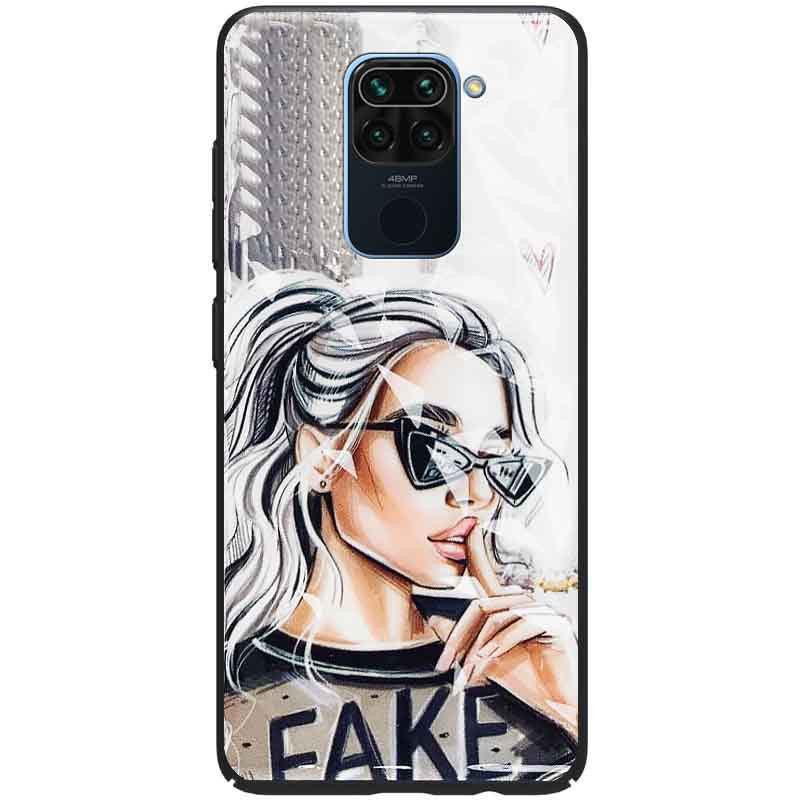 

TPU+PC чехол Prisma Ladies для Xiaomi Redmi Note 9 / Redmi 10X, Fake