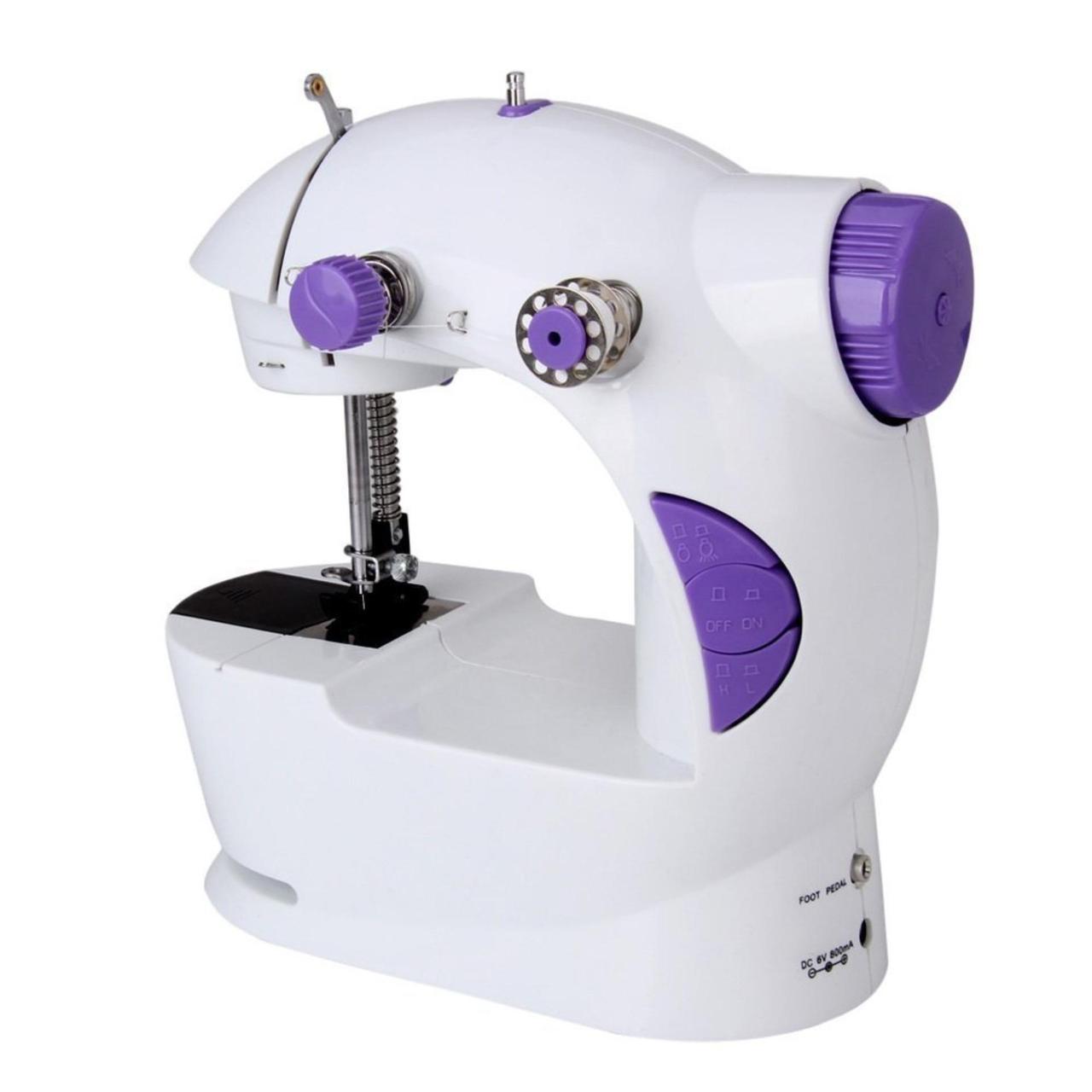 

Портативная швейная машинка мини в 4 в 1 Mini sewing machine Ручная швейная машинка с ножной педалью