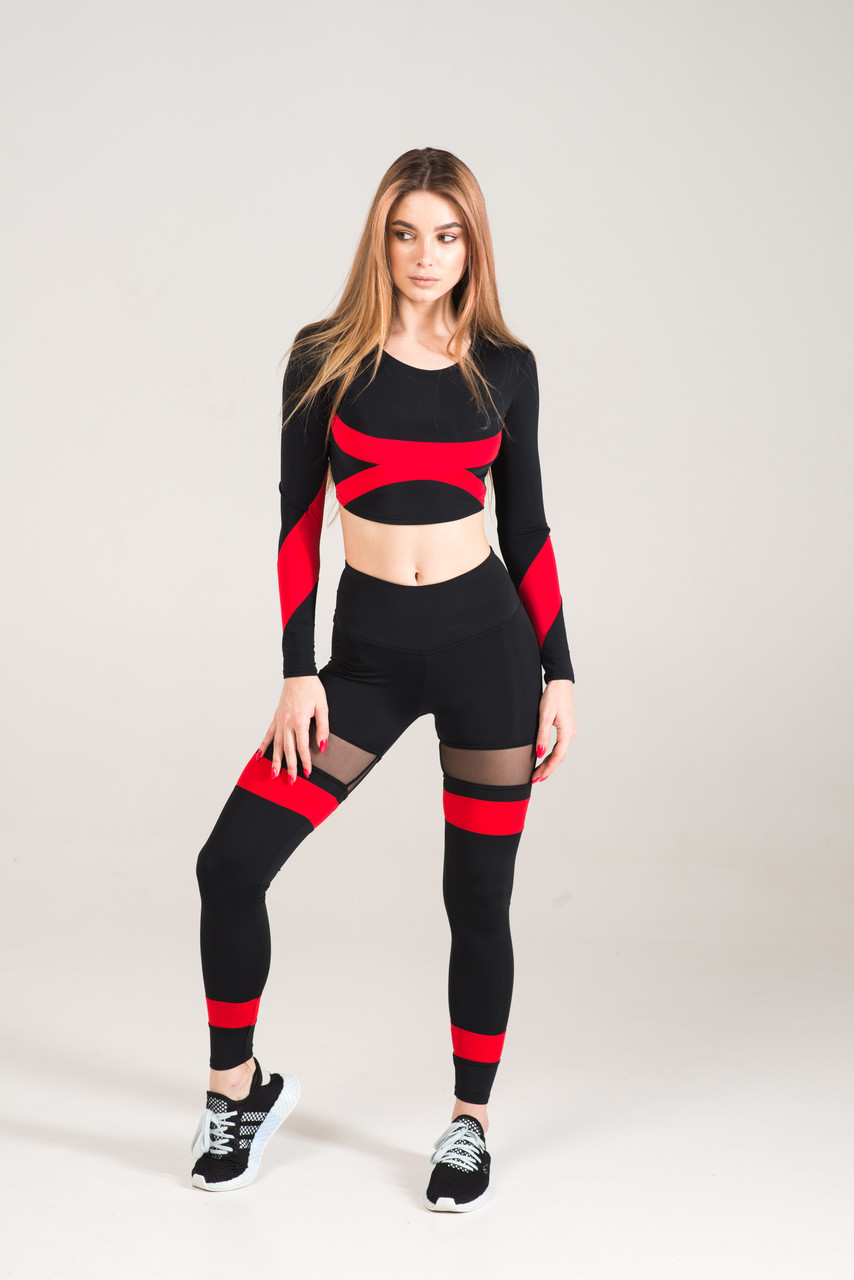 

Спортивный комплект для фитнеса Asalart Adel Style Red