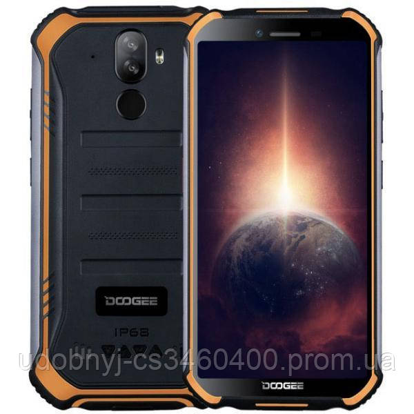 

Смартфон ударопрочный с мощной батареей и нфс модулем Doogee S40 Pro orange 4/64 NFC Global (Гарантия 12 мес), Оранжевый