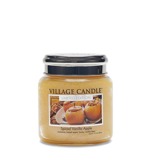 

Свеча Village Candle Village Candle Пряное Яблоко с Ванилью 389г время горения до 105 часов, Бежевый