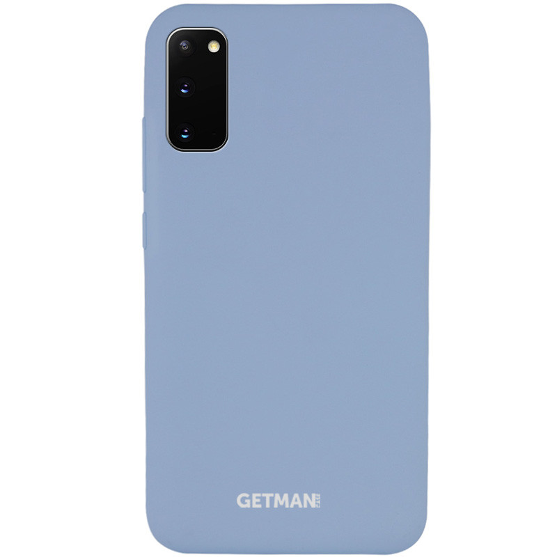 

Чехол Silicone Cover GETMAN for Magnet для Samsung Galaxy S20, Серый / mist blue