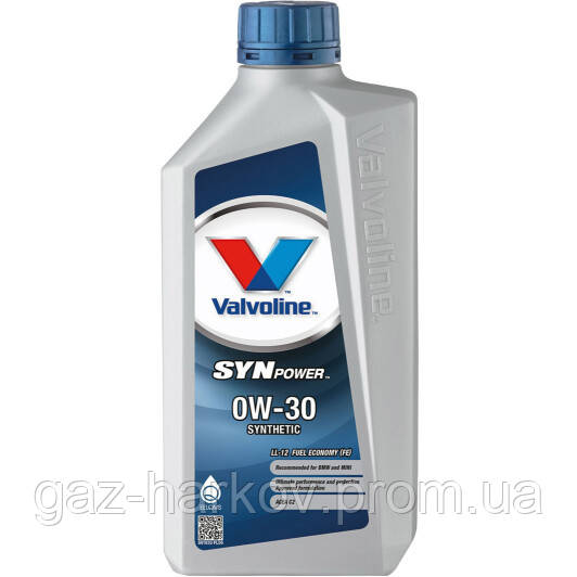 

Моторное масло Valvoline SynPower LL-12 FE 0W-30 синтетическое 1 л