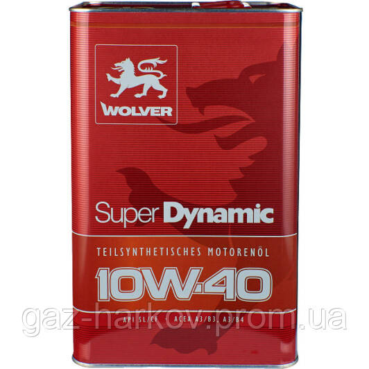 

Моторна олива Wolver Super Dynamic 10W-40 напівсинтетичне 4 л