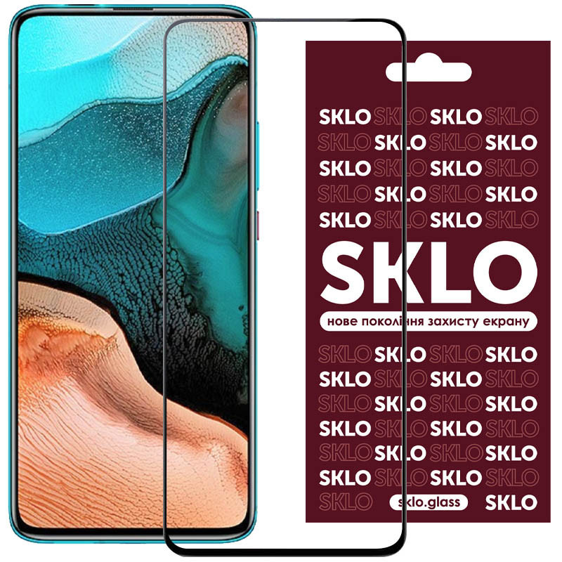 

Защитное стекло SKLO 3D (full glue) для Xiaomi Redmi K30 Pro / Poco F2 Pro, Черный