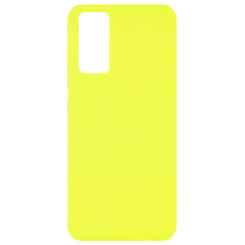 

Чехол Silicone Cover Full without Logo (A) для Samsung Galaxy S20 FE, Желтый / flash