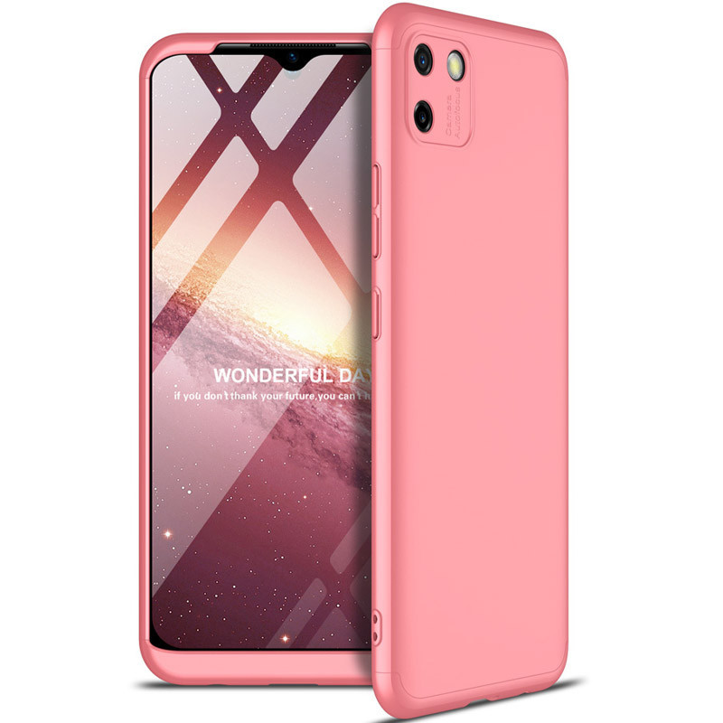 

Пластиковая накладка GKK LikGus 360 градусов (opp) для Realme C11, Розовый / rose gold