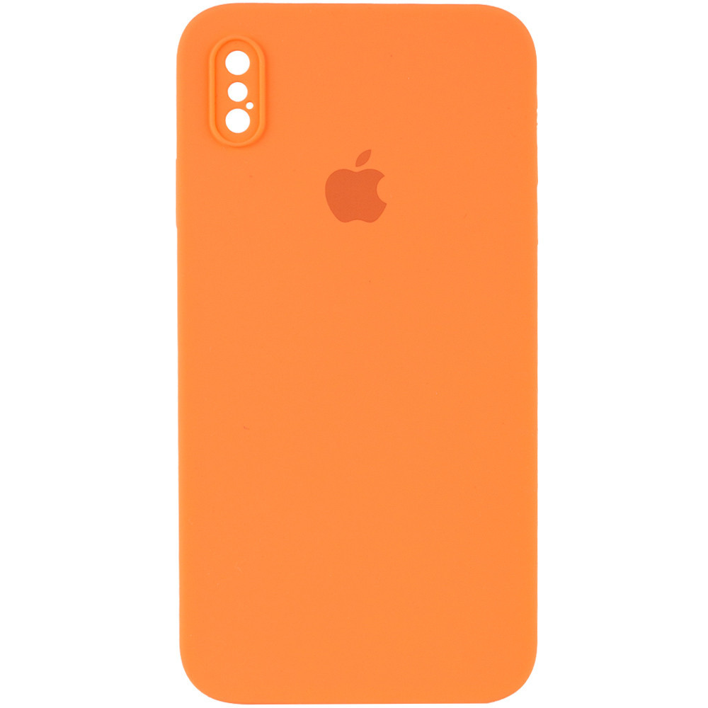 

Чехол Silicone Case Square Full Camera Protective (AA) для Apple iPhone XS (5.8"), Оранжевый / papaya