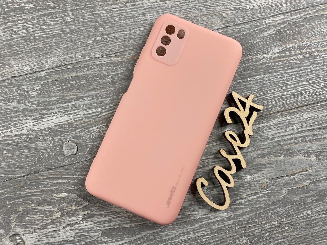 

TPU чехол Smitt накладка бампер для Xiaomi Poco M3 (5 цветов) розовый