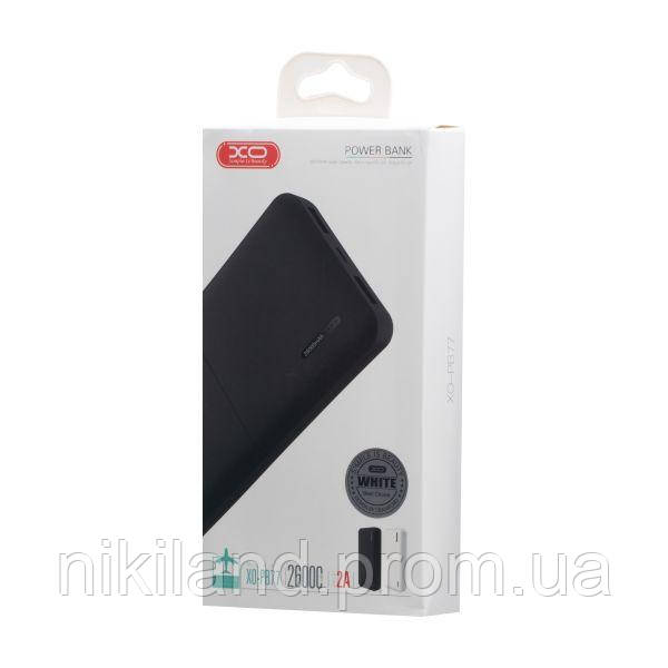 

Power Bank XO PB77 26000 mAh (Чёрный)