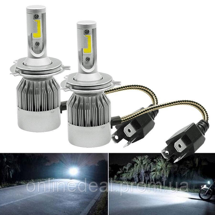 

LED лампы для авто С6-H4 Turbo LED фары