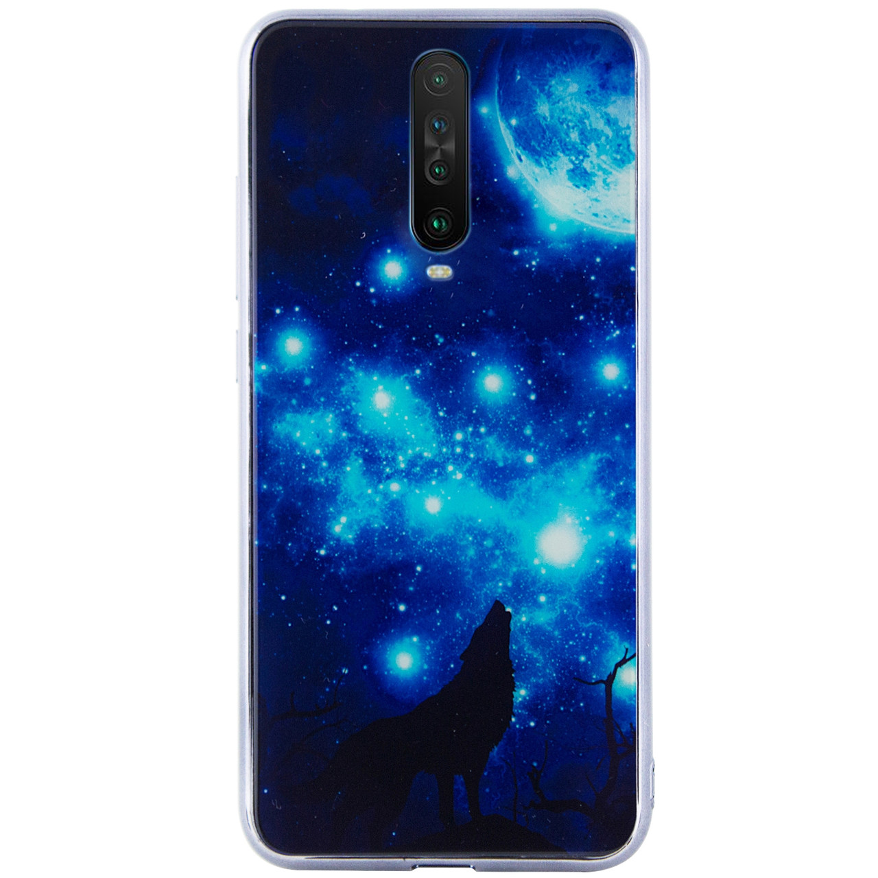 

TPU+Glass чехол Fantasy с глянцевыми торцами для Xiaomi Redmi K30 / Poco X2, Лунная ночь