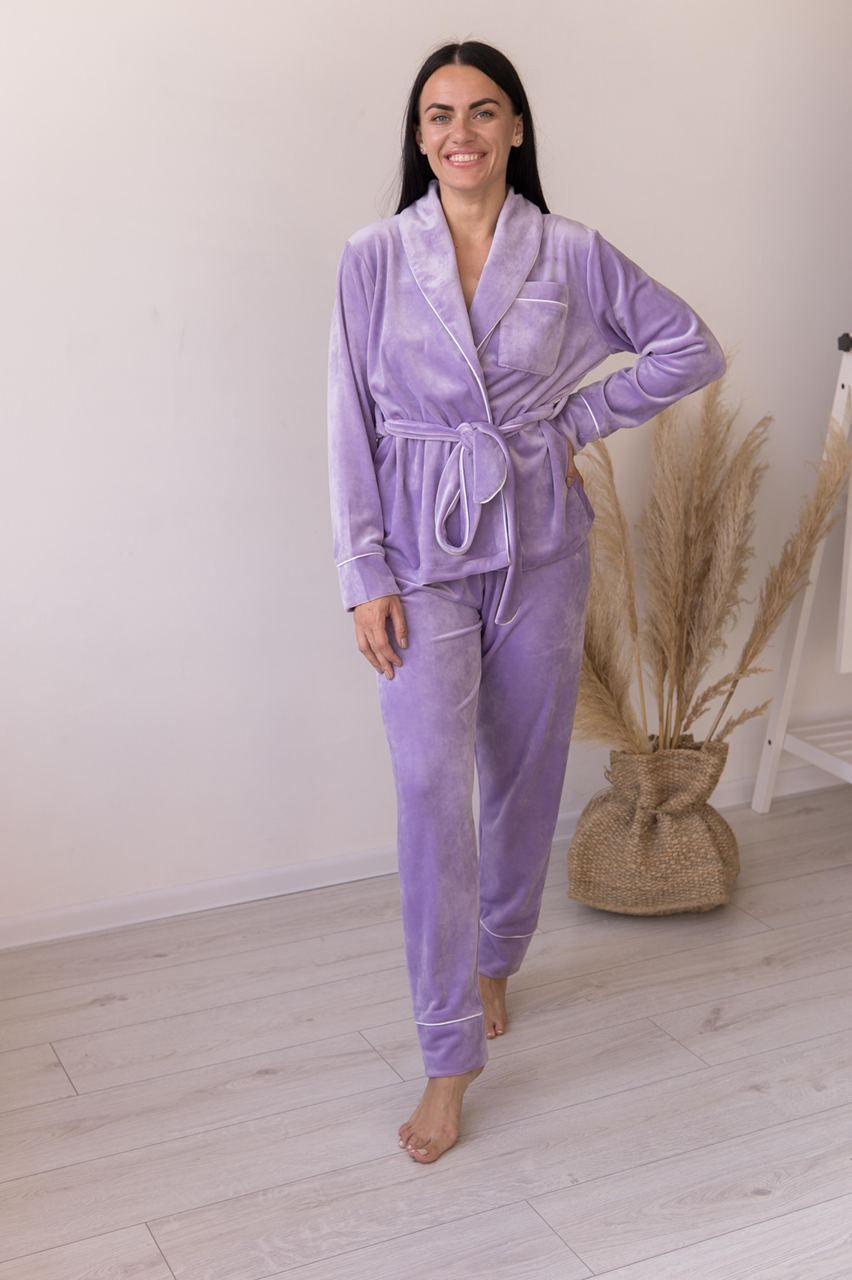 

Пижамы женские Украина Велюр-плюш Лаванда (XS-L)