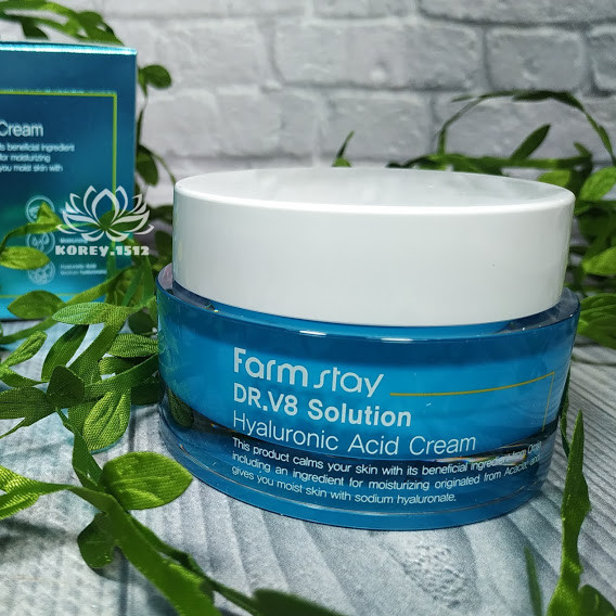

Интенсивно увлажняющий крем для лица с гиалуроновой кислотой FarmStay Dr.V8 Solution Hyaluronic Acid Cream