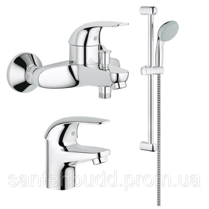 

Набір змішувачів Grohe Euroeco 124428