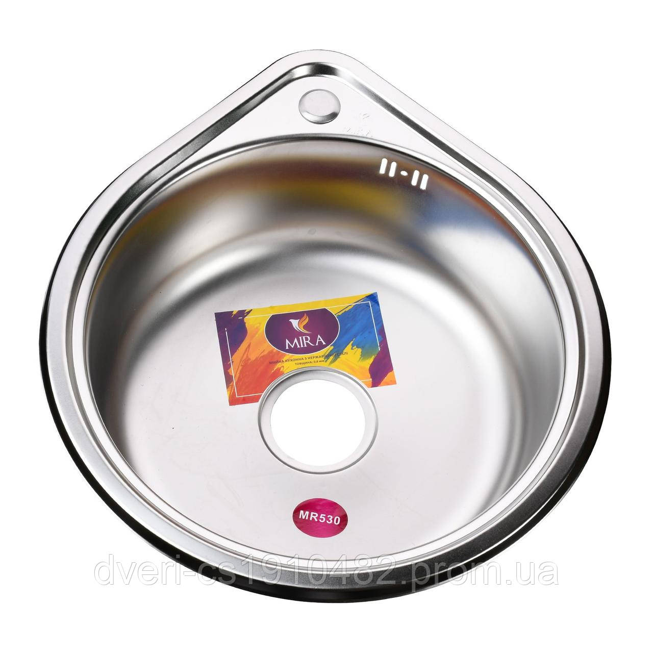 

Мойка кухонная Mira MR 530 E Satin