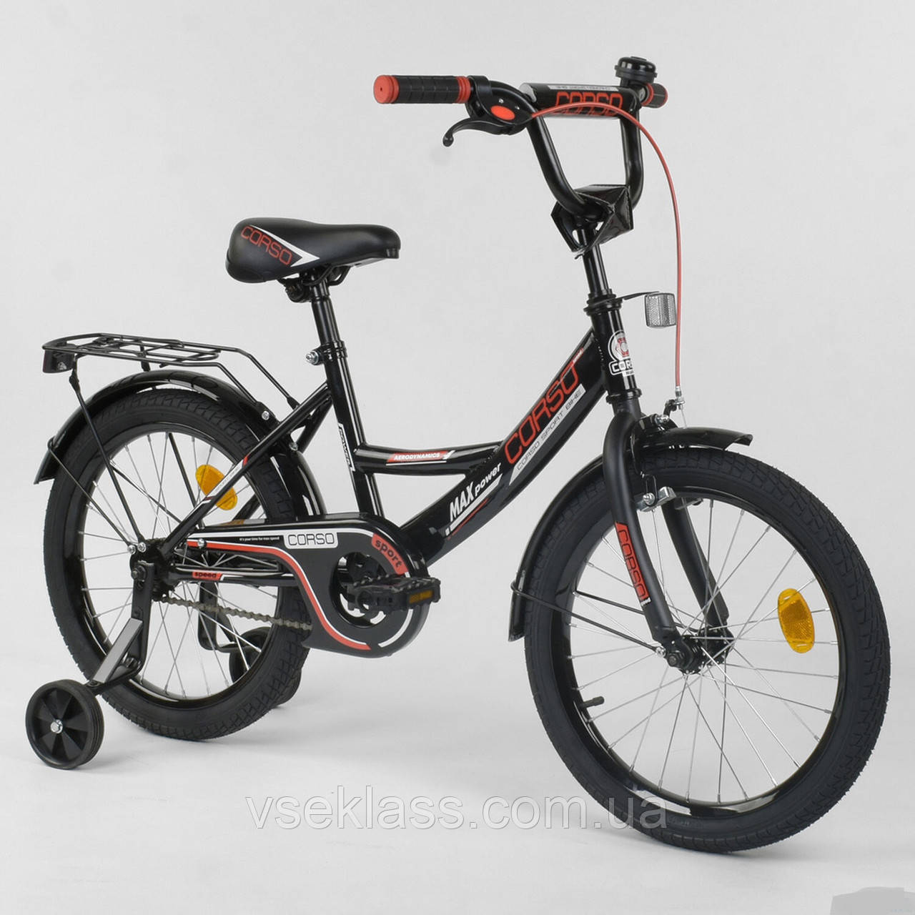 

Велосипед 18" дюймов 2-х колёсный "CORSO" CL-18 R 4003