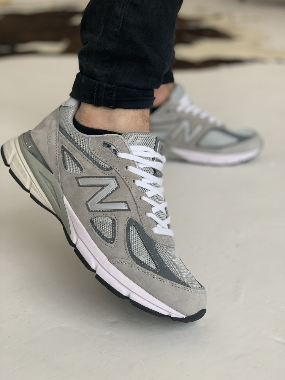 

Кроссовки New Balance 574 Tricolor Нью Беланс Трёхцветные (41,42), Серый