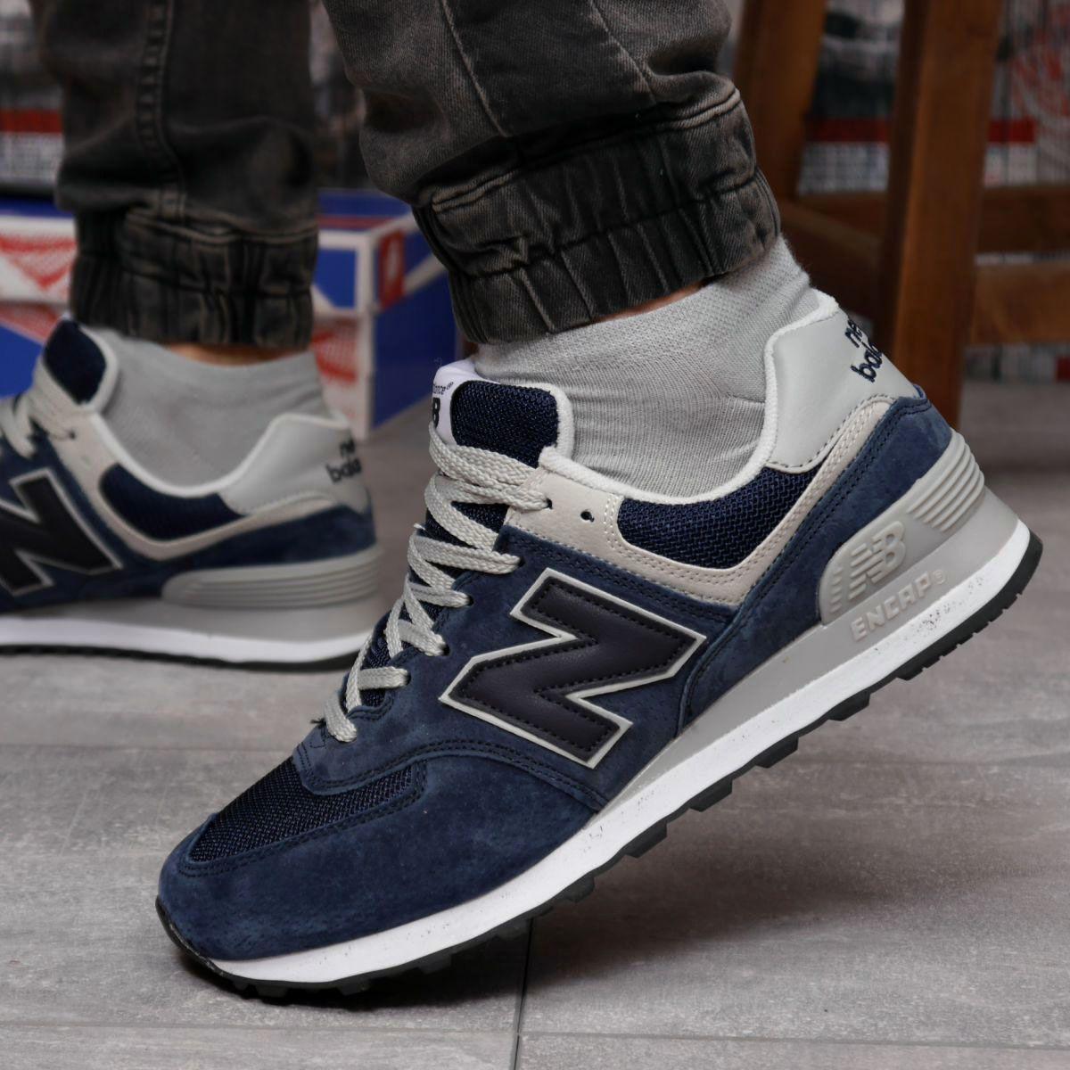 

Кроссовки мужские 18241, New Balance 574, темно-синие, [ 43 44 45 46 ] р. 45-29,0см.