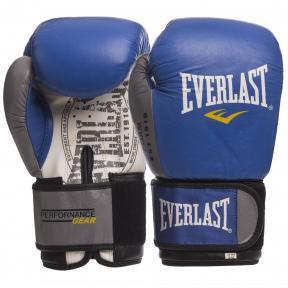 

Перчатки боксерские кожаные на липучке EVERLAST EV-009B (р-р 10-14oz, цвета в ассортименте), Синий