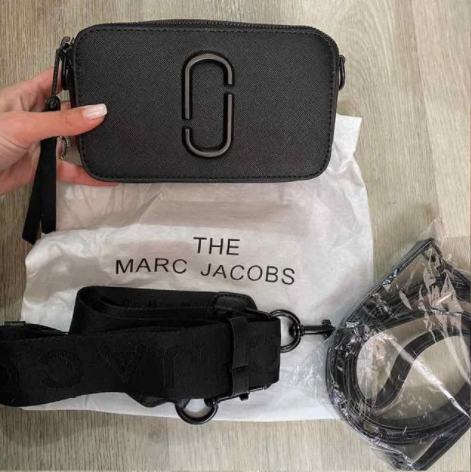 

Женская сумка Marc Jacobs Марк Джейкобс черная, клатч, кросс боди, брендовая сумка, сумка через плечо, Черный