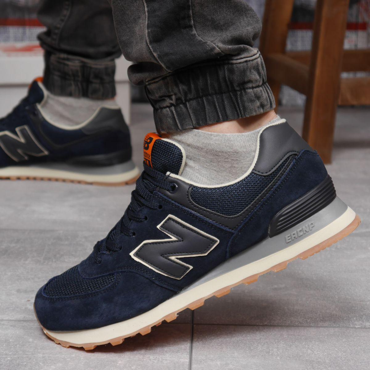 

Кроссовки мужские 18032, New Balance 574, темно-синие, [ 41 43 44 45 ] р. 41-26,5см. 44, Темно-синий