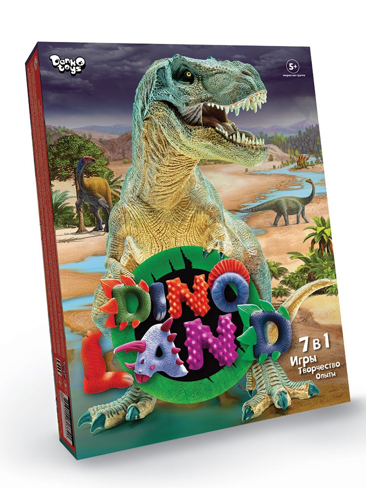 

Креативна творчість "Dino Land 7 в 1" рос (5)