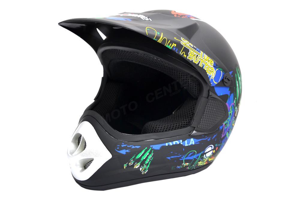 

Cross Helmet WL-801 Black Mat NEW Monster S