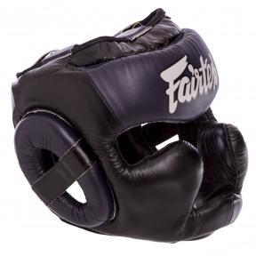 

Шлем боксерский с полной защитой кожаный FAIRTEX HG13-LACES (р-р M-XL, цвета в ассортименте)