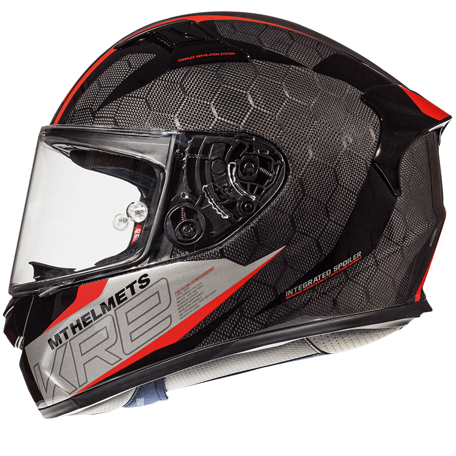 

Мотошлем MT KRE GLOSS SNAKE CARBON 2.0 Red