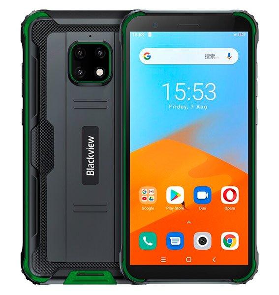 

Смартфон защищенный с нфс модулем и 3 камерами Blackview BV4900 green 3/32 гб NFC Global (Гарантия 12 мес), Зелёный