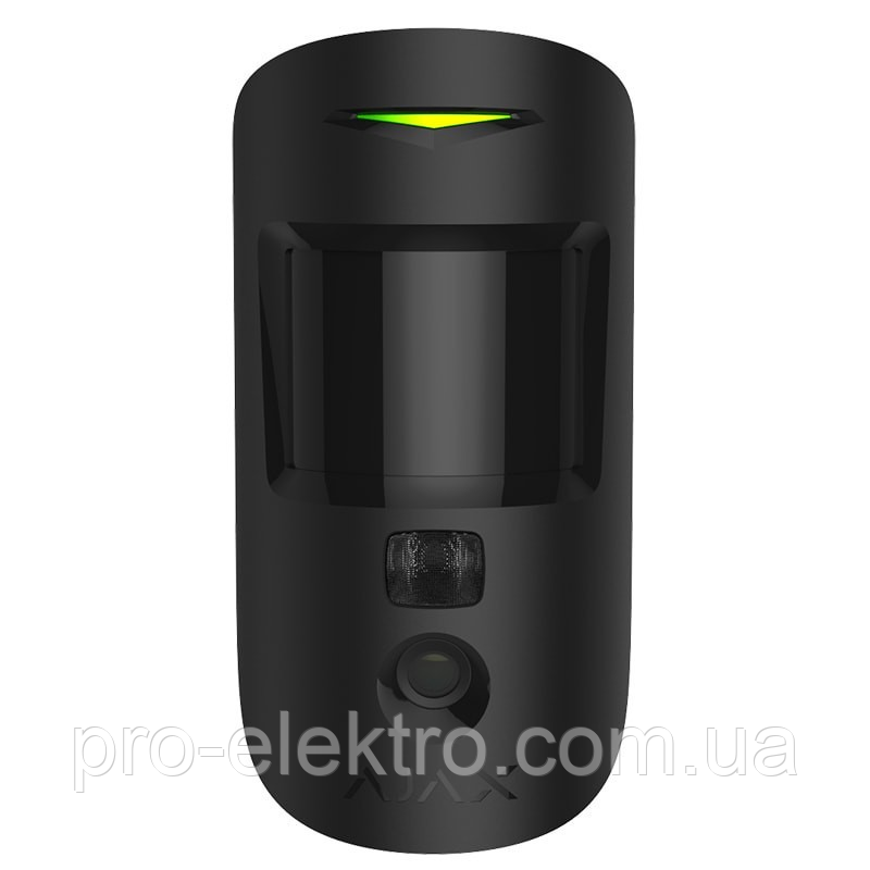 Бездротовий датчик руху з камерою AJAX MotionCam (black)
