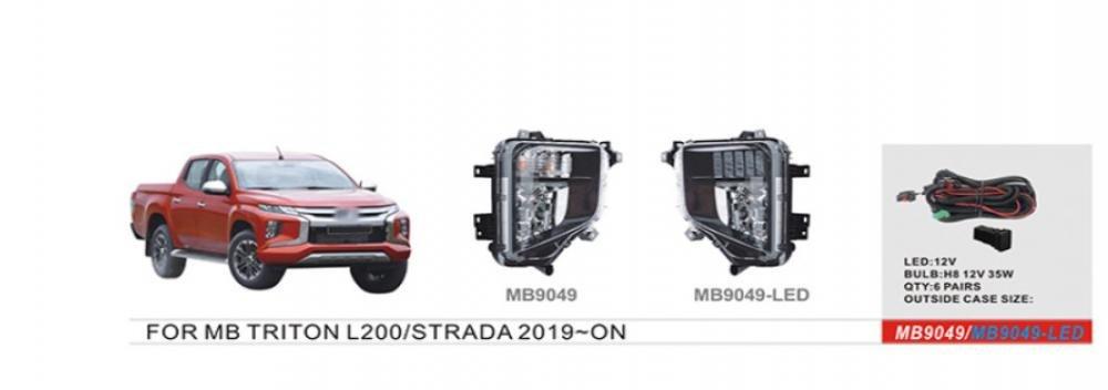 

Противотуманные фары Vitol MB-9049-LED Mitsubishi Triton/L200/Pajero Sport 2018-