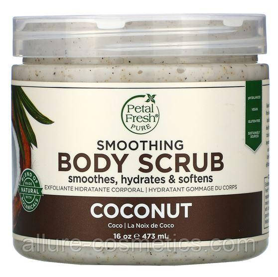 

Скраб для тела придающий гладкости кокос Petal Fresh Pure Smoothing Body Scrub Coconut 473 мл