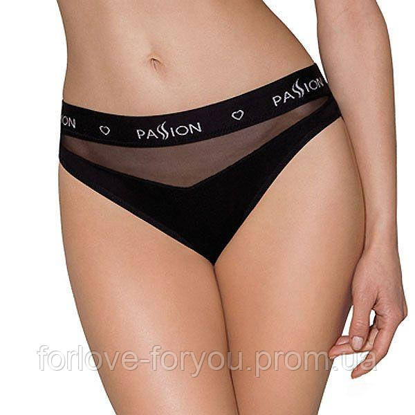 

Трусики с прозрачной вставкой PS006 PANTIES black L - Passion