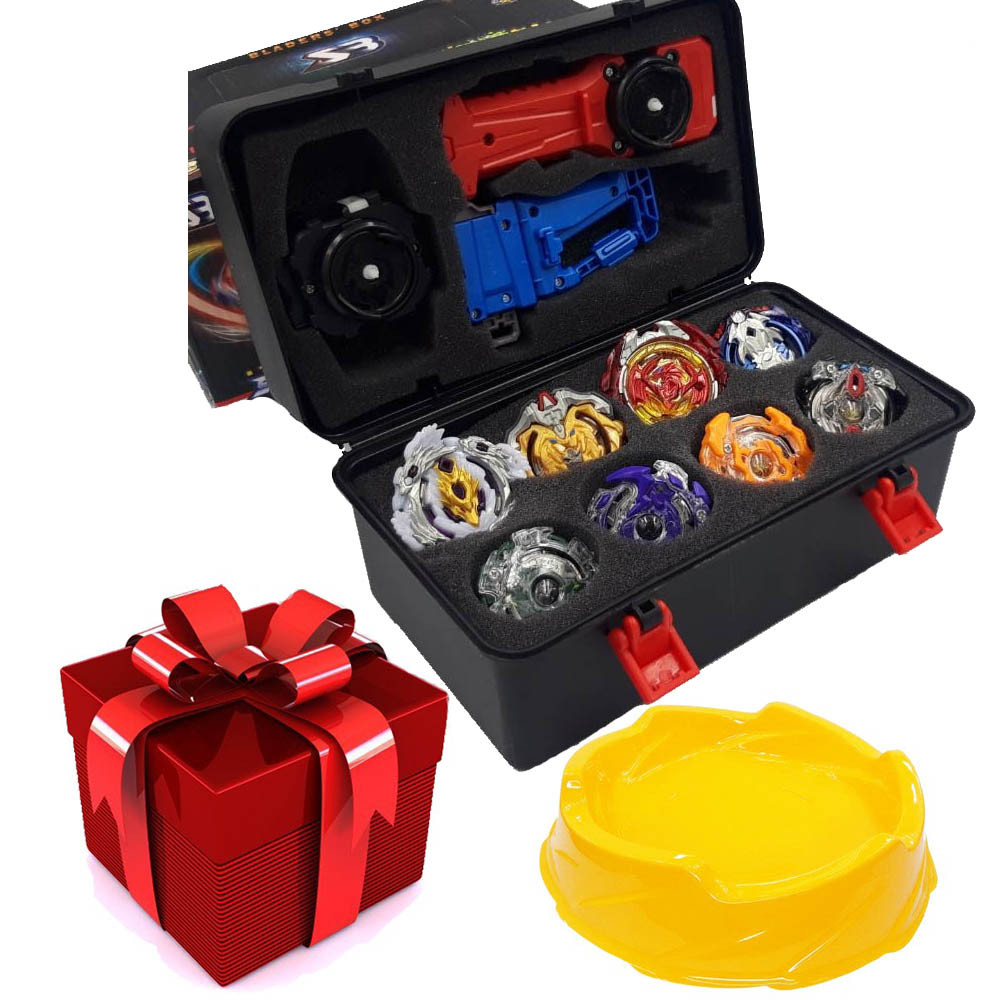 

Набор блейдов Beyblade Box Storm Gyro v2 черный + круглая арена!