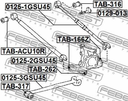 

Тяга задняя поперечная TOYOTA VENZA (_V1_) 2007-2016 г.