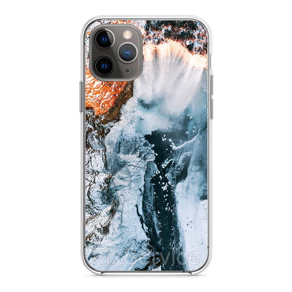 

Чехол силиконовый Nature для Apple iPhone 11 Pro Max (Snow mountains)