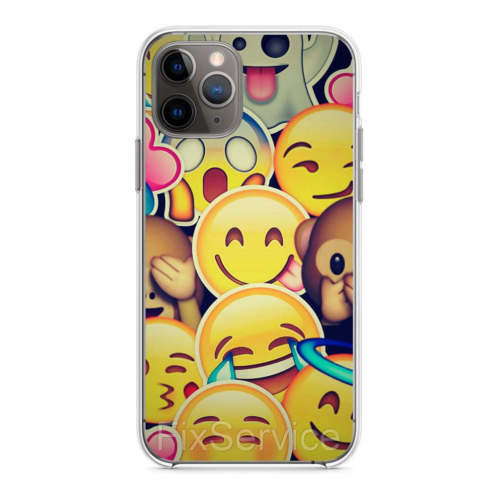 

Чехол силиконовый Smile для Apple iPhone 11 Pro Max (Emoji)