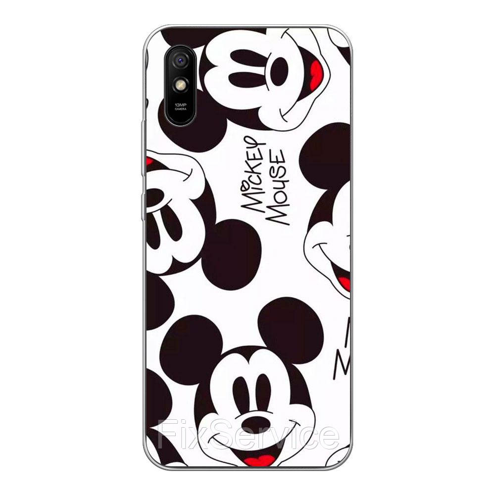 

Чехол силиконовый Mickey для Xiaomi Redmi 9A (Микки Маус)