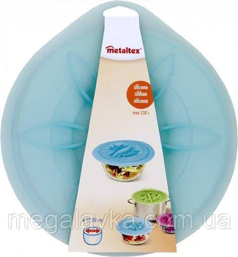 

Крышка голубая силиконовая 21 см METALTEX 235174