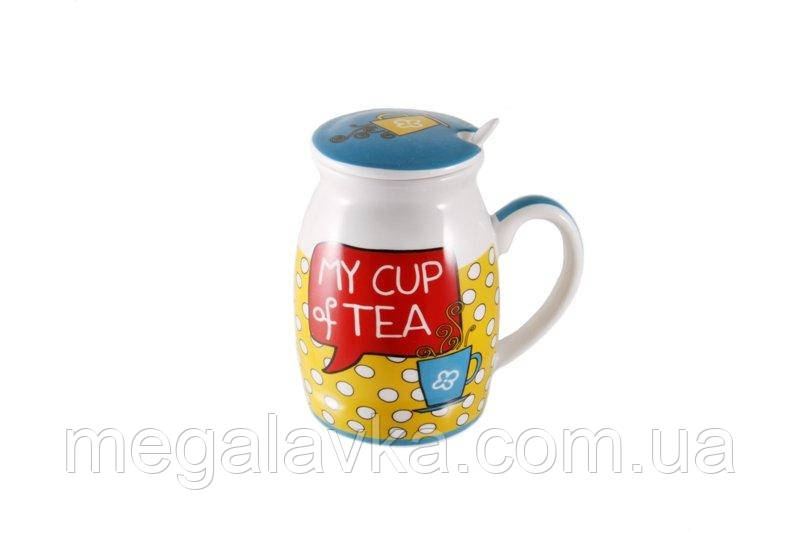 

Кружка-заварник фарфор MY CUP OF TEA 300 мл Easy Life (R0100 MYTE)