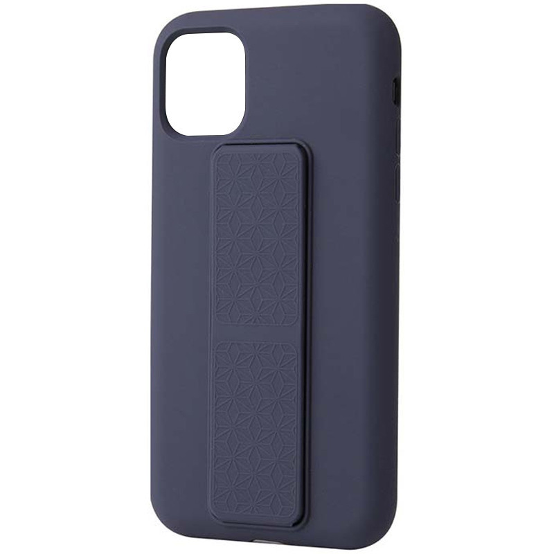 

Чехол Silicone Case Hand Holder для Apple iPhone 12 mini (5.4") Темно-синий / Midnight blue